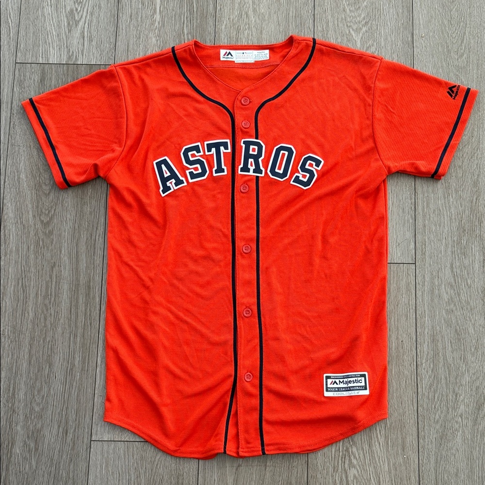 Astros Majestic Baseball Jersey Verlander size youth XL